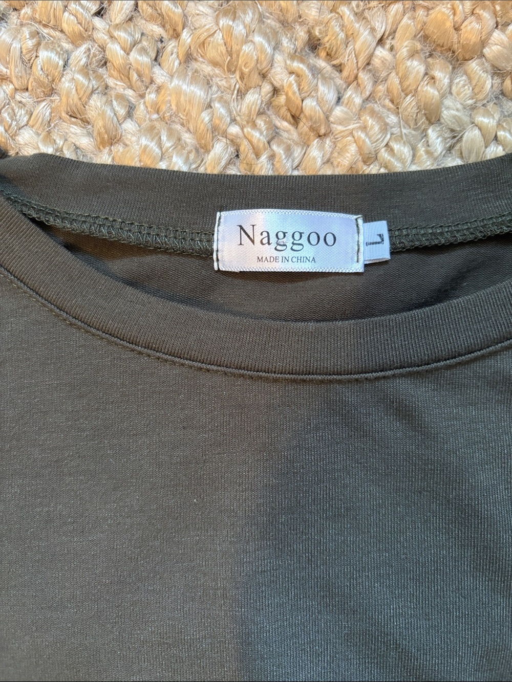 NAADAM Olive Short-Sleeve Maxi Dress - Picture 2 of 6